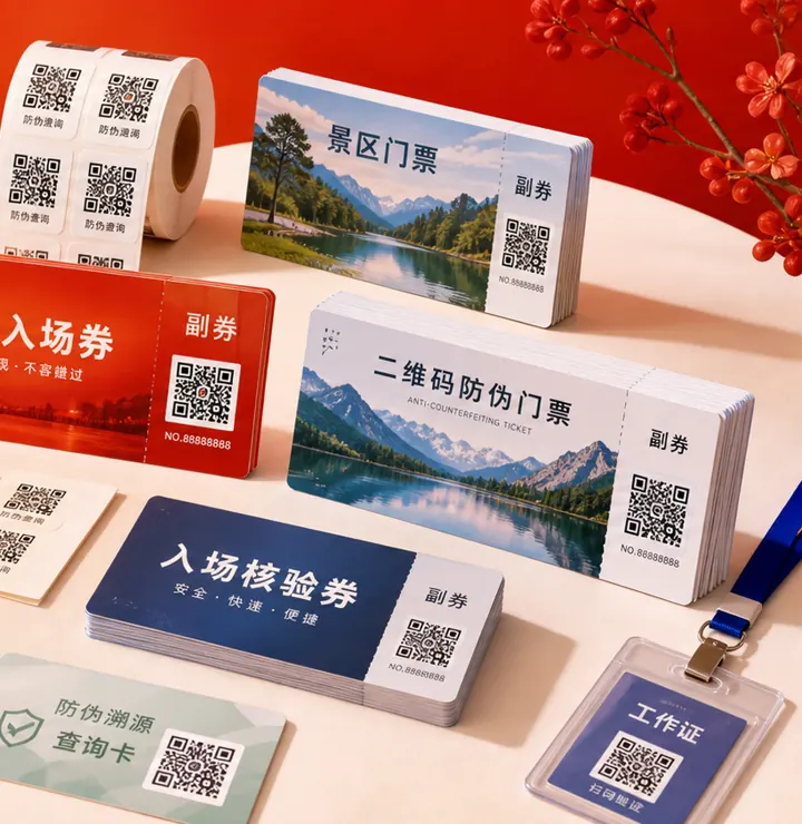 二维码防伪门票产品横幅图